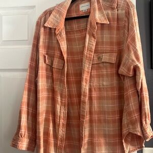 Oversized Pink Flannel